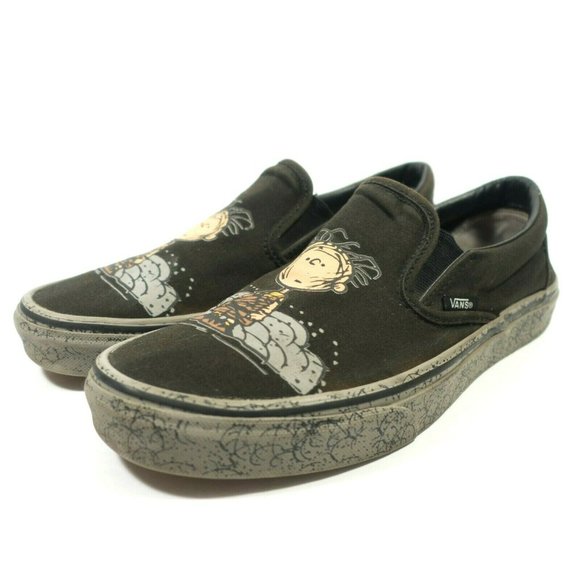 Vans Other - Vans Peanuts Charlie Brown Pigpen Slip On Sneakers - Men's Size 8.5